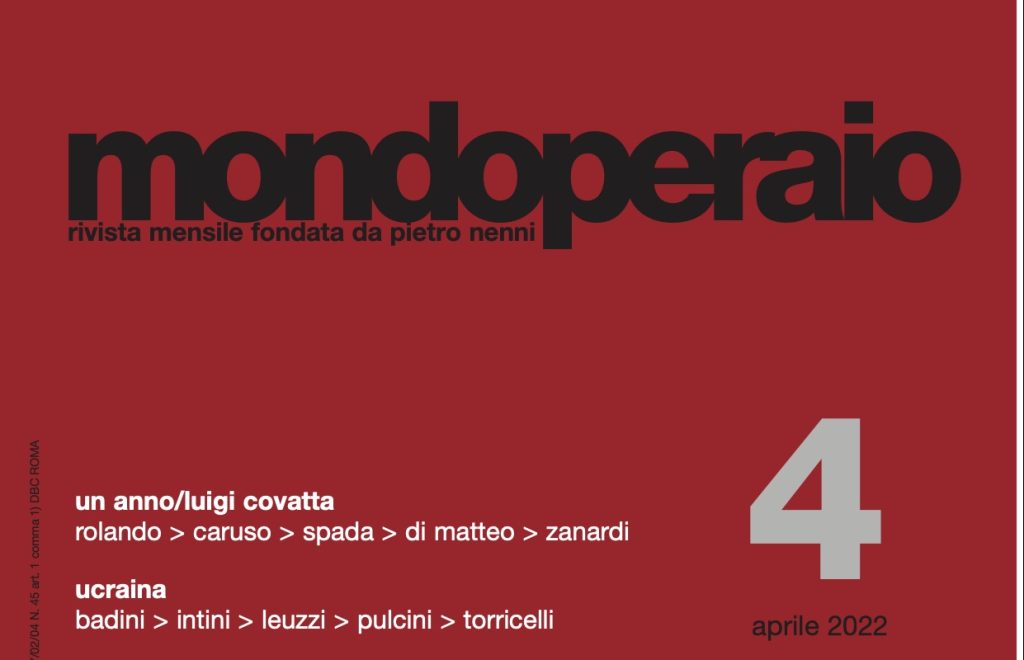Presentazione del progetto di digitalizzazione della rivista Mondoperaio