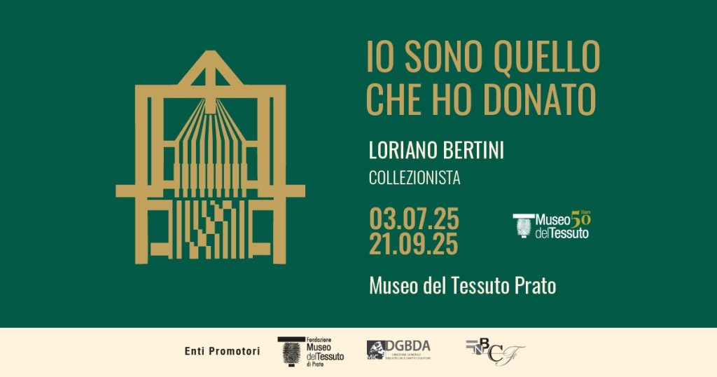 IO SONO QUELLO CHE HO DONATO. Loriano Bertini collezionista